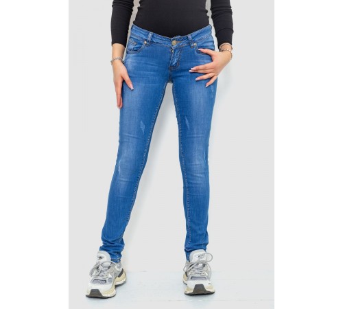 Джинси жіночі, колір синій, 244RKL3302