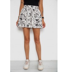 Шорти жіночі з принтом, колір білий, 102R5256-7