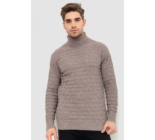 Гольф-светр чоловічий, колір мокко, 161R619