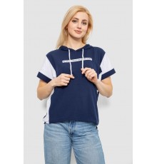 Футболка женская с принтом, цвет синий, 244R2311-5