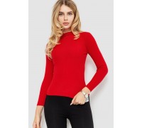 Водолазка трикотажна жіноча, колір червоний, 204R035