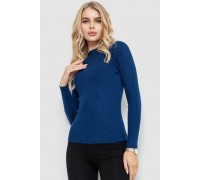 Водолазка жіноча однотонна, колір синій, 204R019