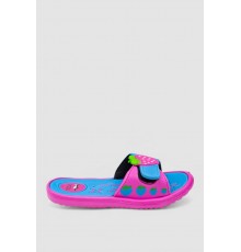 Шльопанці дитячі для дівчаток 243R6009b-17, колір Бузково-блакитний