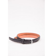 Чорний жіночий ремінь, з еко-шкіри, 196RL2010W15