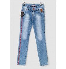 Джинси дитячі для хлопчиків, колір темно-блакитний, 247R1822