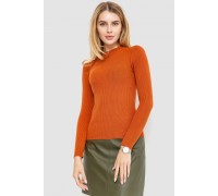 Водолазка женская однотонная, цвет терракотовый, 204R019