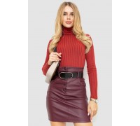 Гольф женский однотонный, цвет темно-коралловый, 204R043