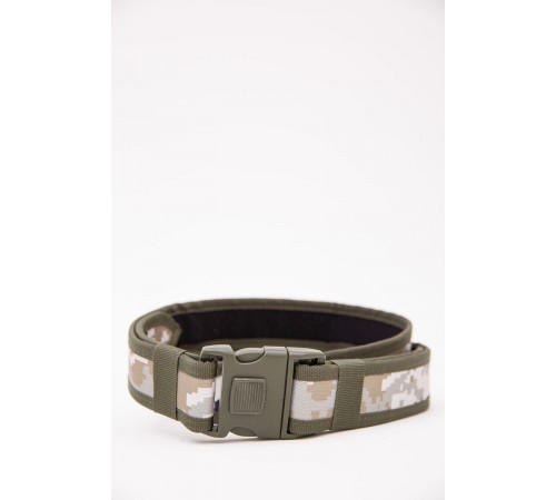 Ремінь тактичний поясний чоловічий, колір хакі, 196R55T1315