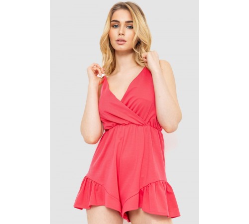 Комбінезон жіночий однотонний 204R0060, колір Світло-кораловий
