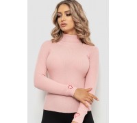 Гольф женский в рубчик, цвет светло-розовый, 204R051