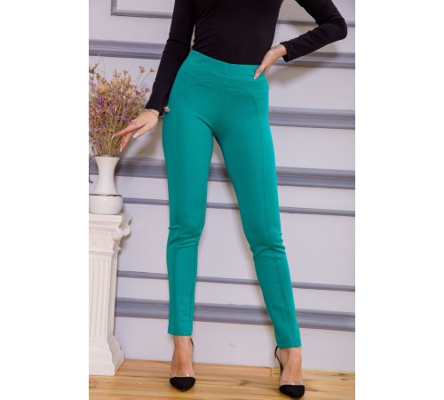Однотонные женские лосины, зеленого цвета, 167R741