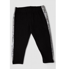 Велотреки для дівчаток, колір чорний, 247R514