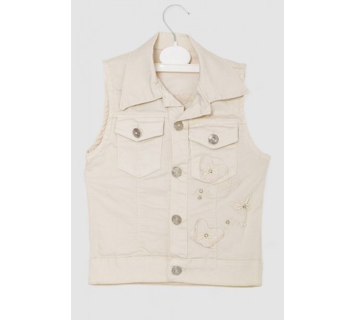 Жилетка дитяча для дівчаток, колір бежевий, 247R10028