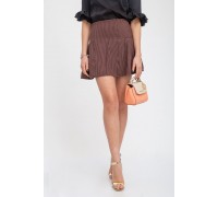 Юбка женская, цвет коричнево-черный, 112R469