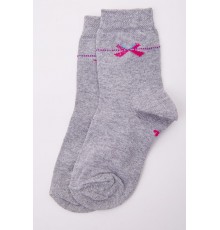 Дитячі шкарпетки для дівчаток, сірого кольору, 167R620