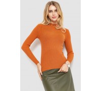 Водолазка трикотажна жіноча, колір теракотовий, 204R035