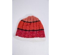 Дитяча шапка, теракотового кольору, з вовни, 167R7777