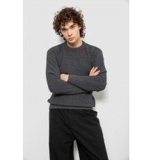 Светр чоловічий однотонний, колір сірий, 161R1040