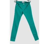 Джинсы женские, цвет изумрудный, 244R183