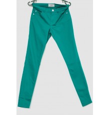 Джинсы женские, цвет изумрудный, 244R183