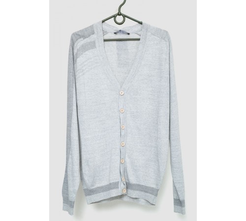 Кофта чоловіча на ґудзиках, колір сірий, 244R6180