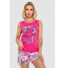 Піжама жіноча, колір малиновий, 243R03676