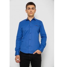 Сорочка чоловіча з принтом, колір електрик, 214R7040