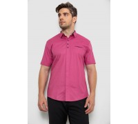 Сорочка чоловіча, колір сливовий, 214R7326