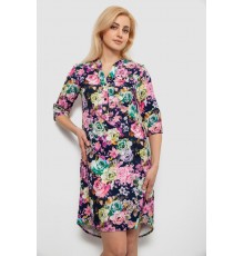 Сукня жіноча з принтом, колір синій, 230R104-1