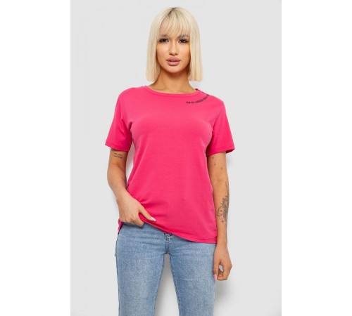 Футболка жіноча з принтом, колір рожевий, 244R1043-5