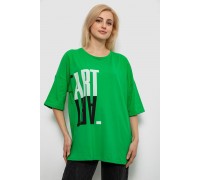 Футболка жіноча з принтом, колір зелений, 244R2015