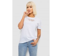 Футболка женская с принтом, цвет белый, 244R2802