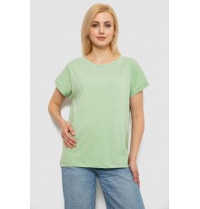 Футболка женская однотонная, цвет оливковый, 244R2300