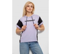 Футболка женская с принтом, цвет сиреневый, 244R2311-5