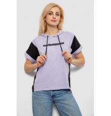 Футболка женская с принтом, цвет сиреневый, 244R2311-5