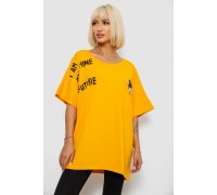 Футболка жіноча з принтом, колір жовтий, 244R2511