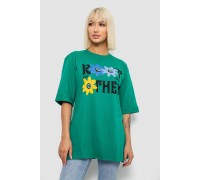 Футболка женская с принтом, цвет зеленый, 244R2803