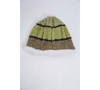 Дитяча шапка, зеленого кольору, з вовни, 167R7777