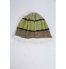 Дитяча шапка, зеленого кольору, з вовни, 167R7777