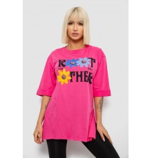 Футболка женская с принтом, цвет розовый, 244R2803