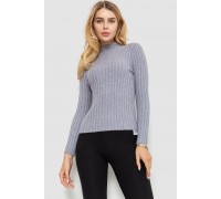 Гольф женский однотонный, цвет серый, 204R038