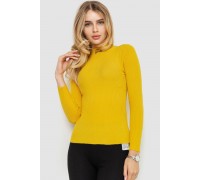 Водолазка женская трикотажная, цвет горчичный, 204R035