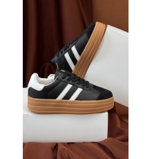 Кросівки жіночі демісезонні, колір чорно-білий, 248RCX1570