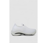 Слипоны мужские текстиль, цвет белый, 243R777-A1031