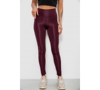 Лосины женские однотонные, цвет темно-сливовый, 214R155-1