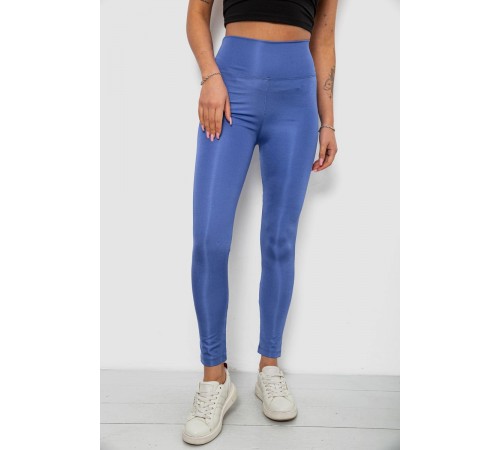 Лосины женские однотонные, цвет джинс, 214R155-1