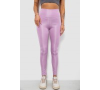 Лосины женские однотонные, цвет сиреневый, 214R155-1