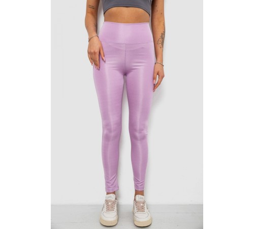 Лосины женские однотонные, цвет сиреневый, 214R155-1