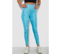 Лосины женские однотонные, цвет голубой, 214R155-1