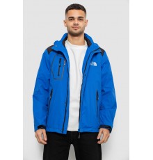 Вітровка чоловіча з принтом 244R2515, колір Синій